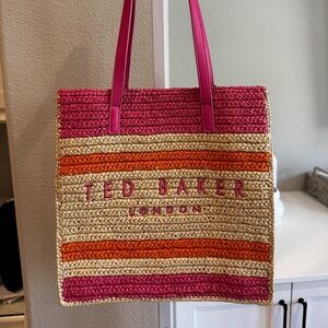 TED BAKER WOVWN TOTE BAG